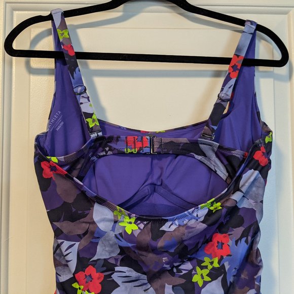 Athleta Twilight Tropic Bra Cup Tankini 36D/DD - Picture 7 of 8